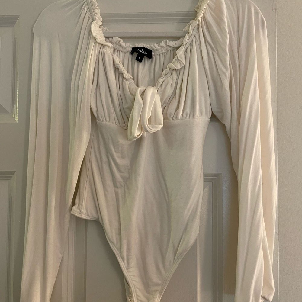 Lulus one piece, ivory/white